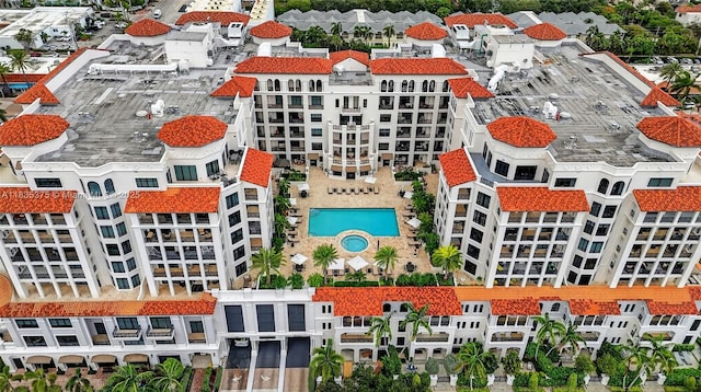 200 E Palmetto Park Rd Unit 714, Boca Raton, FL 33432 - drone / aerial view of a pool area