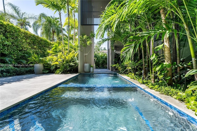 3910 Battersea Rd, Miami, FL 33133 - view of pool with a pool with connected hot tub
