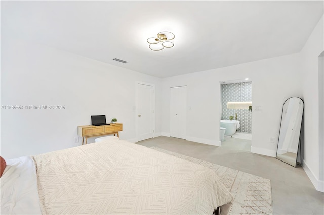 12505 SW 99th Ave, Miami, FL 33176 - bedroom with baseboards and ensuite bathroom