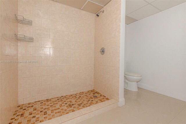 6455SW SW 116th Pl Unit C, Miami, FL 33173 - bathroom featuring toilet and tiled shower