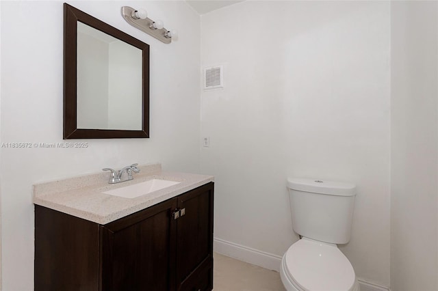 6455SW SW 116th Pl Unit C, Miami, FL 33173 - half bathroom featuring vanity and toilet