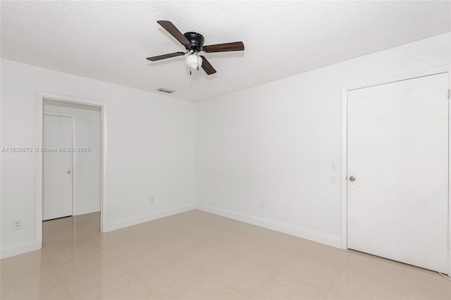 6455SW SW 116th Pl Unit C, Miami, FL 33173 - spare room with a ceiling fan and a textured ceiling