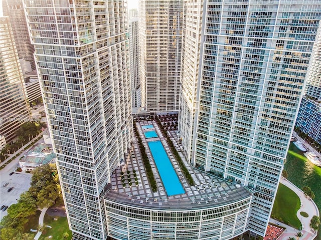 495 SE Brickell Ave Unit 1511, Miami, FL 33131 - view of building exterior with a view of city