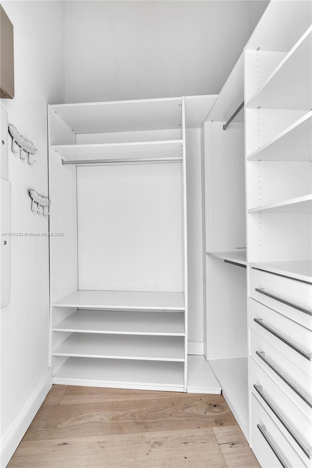 495 SE Brickell Ave Unit 1511, Miami, FL 33131 - walk in closet with wood finished floors