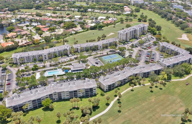 2420 Deer Creek Country Club Blvd Unit 203-D, Deerfield Beach, FL 33442 - aerial overview of property's location with apartment complex and a golf course