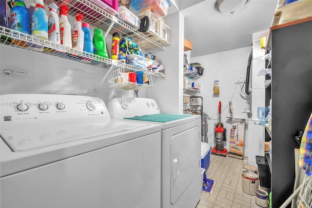 10400 NW 30th Ct Unit 305, Sunrise, FL 33322 - washroom featuring independent washer and dryer and brick patterned floors