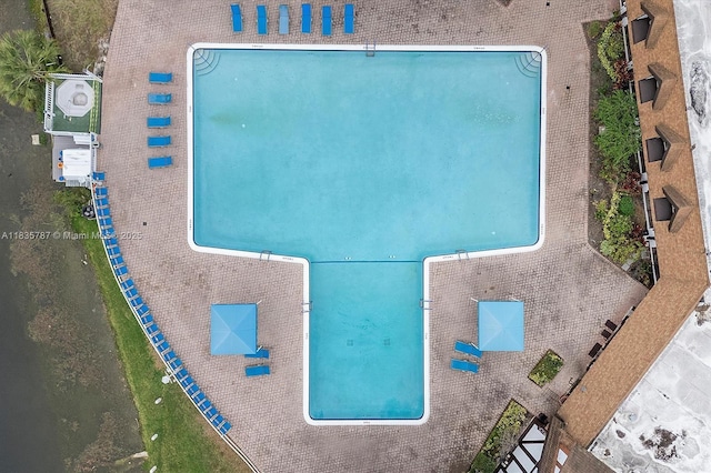 3750 Inverrary Dr Unit 1Z, Lauderhill, FL 33319 - drone / aerial view of a pool area