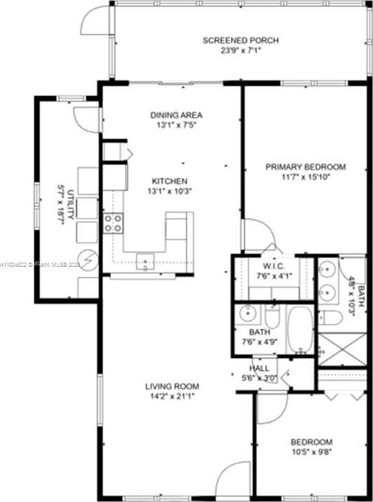 653 NW San Remo Cir, Port St Lucie, FL 34986 - view of property floor plan