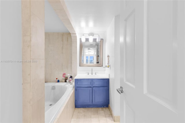 1717 N Bayshore Dr Unit A-3453, Miami, FL 33132 - full bath featuring vanity and tiled tub
