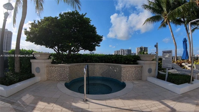4100 Island Blvd Unit 701, Aventura, FL 33160 - view of swimming pool with a hot tub