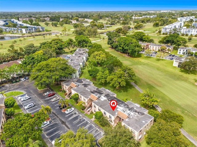 7331 NW 18th St Unit 205, Margate, FL 33063 - aerial overview of property's location with a golf club and a nearby body of water
