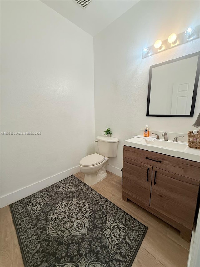 15260 SW 91st Ln, Miami, FL 33196 - half bath featuring vanity and wood finished floors