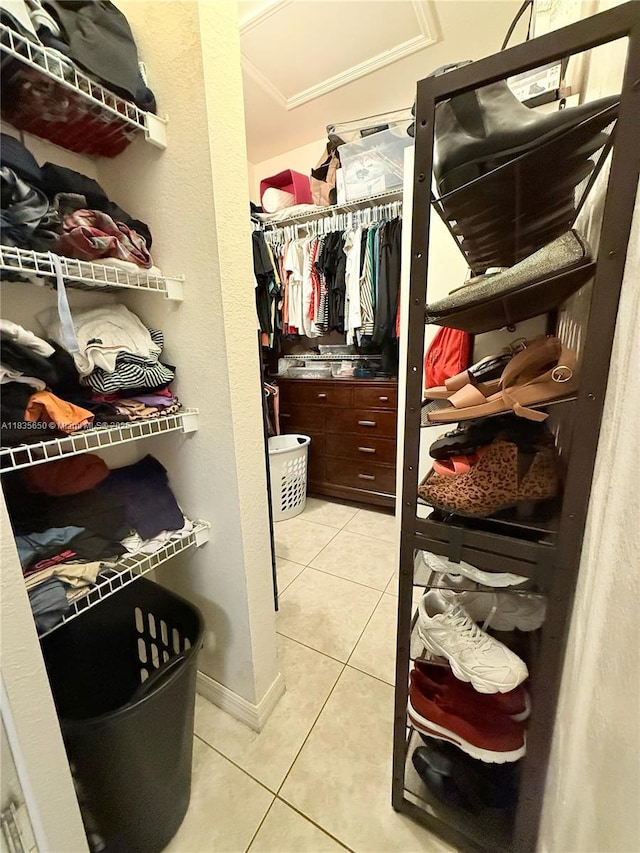 15260 SW 91st Ln, Miami, FL 33196 - spacious closet featuring light tile patterned flooring