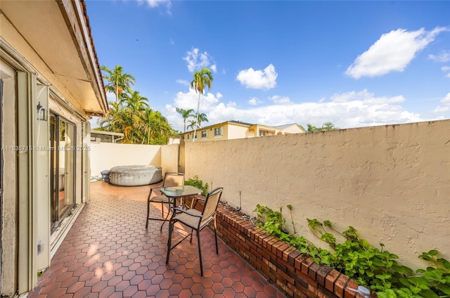 6637 NW 181st Ln, Hialeah, FL 33015 - fenced backyard with a patio area