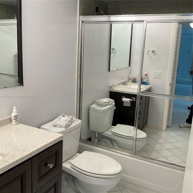 9201 Sunrise Lakes Blvd Unit 205, Sunrise, FL 33322 - bathroom with vanity and tile patterned floors