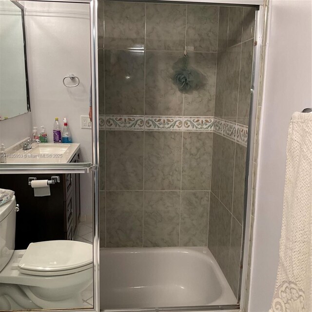 9201 Sunrise Lakes Blvd Unit 205, Sunrise, FL 33322 - full bath with vanity and tiled shower / bath