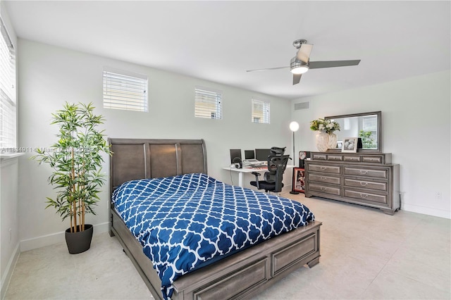 217 SW 11th St, Fort Lauderdale, FL 33315 - bedroom with baseboards and ceiling fan