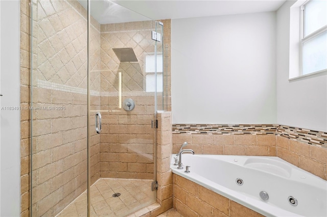 217 SW 11th St, Fort Lauderdale, FL 33315 - full bathroom with a tub with jets and a shower stall