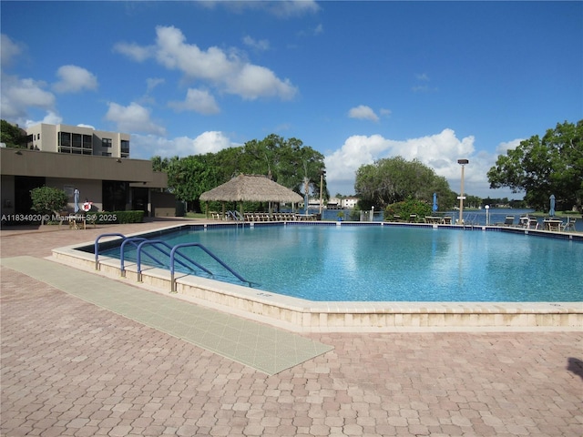 1101 Colony Point Cir Unit 206, Pembroke Pines, FL 33026 - community pool with a gazebo