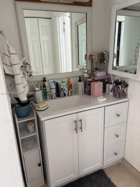 14150 SW 84th St Unit 201-I, Miami, FL 33183 - bathroom featuring vanity and tile patterned floors