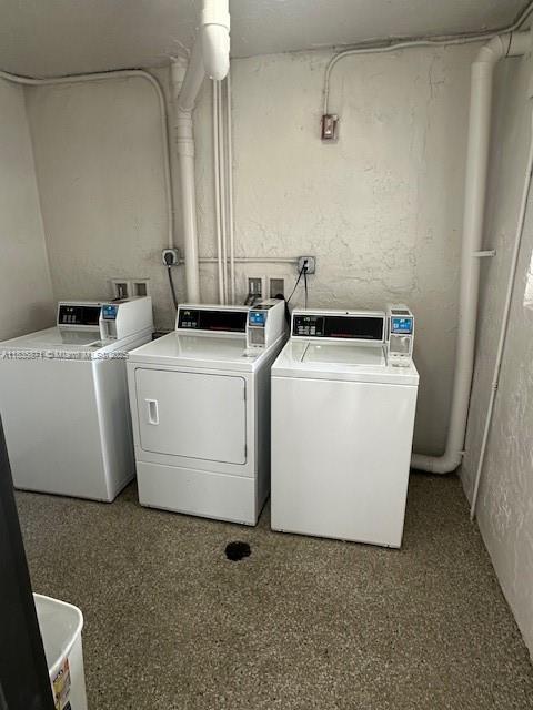 14150 SW 84th St Unit 201-I, Miami, FL 33183 - shared laundry room with washer and clothes dryer