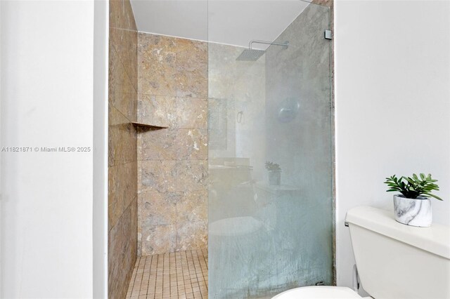 1660 NE 191st St Unit 206-1, Miami, FL 33179 - bathroom with toilet and a walk in shower