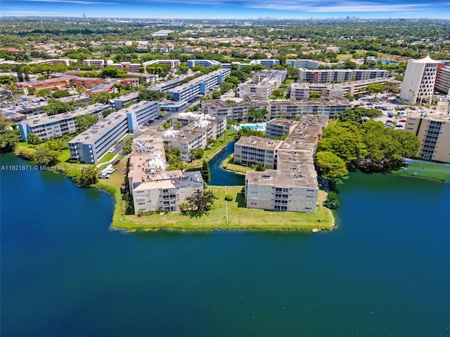 1660 NE 191st St Unit 206-1, Miami, FL 33179 - drone / aerial view of a nearby body of water and apartment complex