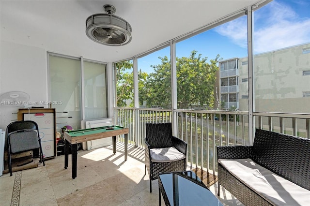 1660 NE 191st St Unit 206-1, Miami, FL 33179 - view of sunroom / solarium