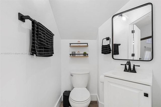 11532 SW 148th Path, Miami, FL 33196 - bathroom with vanity and lofted ceiling