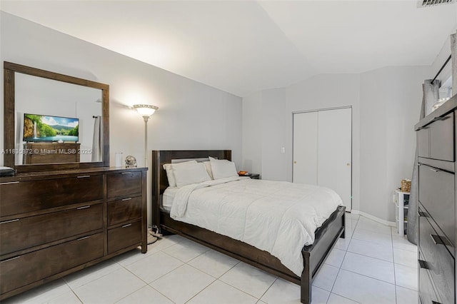 11532 SW 148th Path, Miami, FL 33196 - bedroom featuring vaulted ceiling and light tile patterned flooring