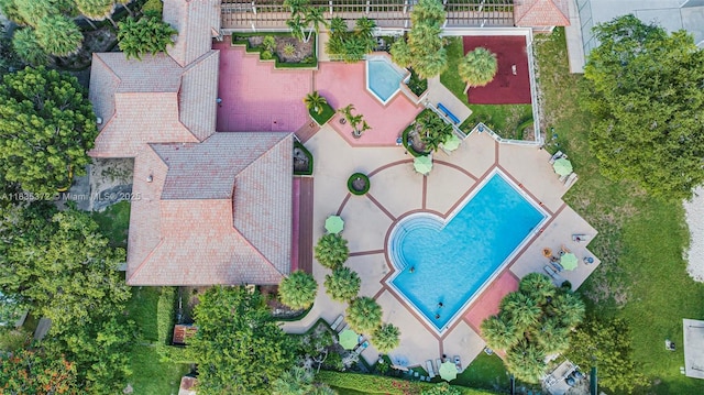 11532 SW 148th Path, Miami, FL 33196 - aerial view of a pool area