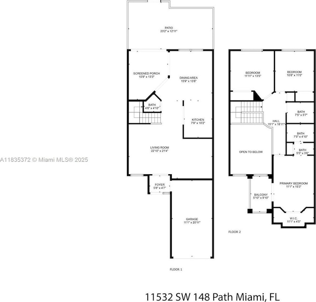 11532 SW 148th Path, Miami, FL 33196 - view of room layout