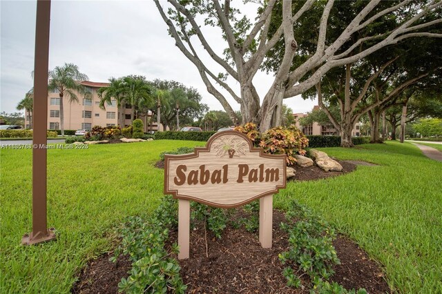 1911 Sabal Palm Dr Unit 304, Davie, FL 33324 - community sign featuring a yard