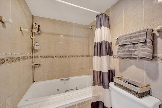 1911 Sabal Palm Dr Unit 304, Davie, FL 33324 - full bath with tile walls and a combined bath / shower with jetted tub
