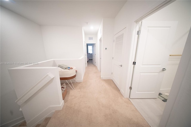 138 SW 171st Way, Pembroke Pines, FL 33027 - corridor with baseboards and light colored carpet