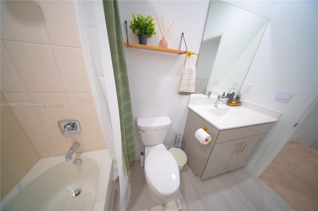 138 SW 171st Way, Pembroke Pines, FL 33027 - bathroom featuring vanity and shower / bath combo with shower curtain