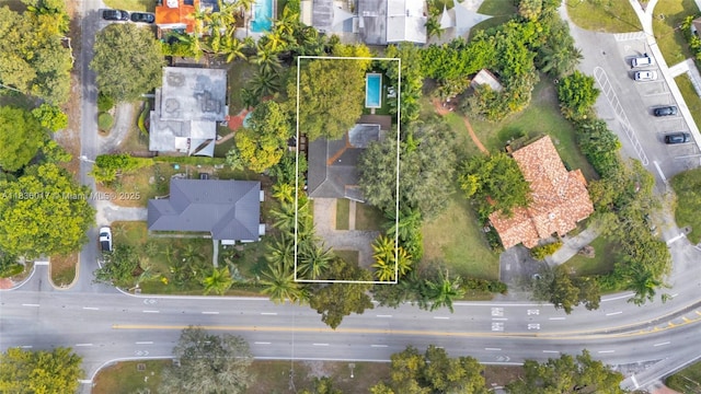 11433 NE 6th Ave, Biscayne Park, FL 33161 - aerial overview of property's location with property parcel outlined