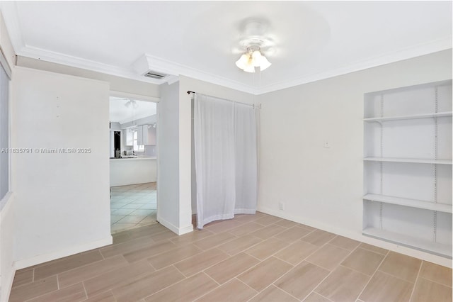 3511 Fairfax Dr, Fort Lauderdale, FL 33312 - unfurnished bedroom featuring crown molding