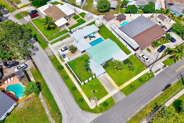 3511 Fairfax Dr, Fort Lauderdale, FL 33312 - aerial perspective of suburban area featuring a pool area