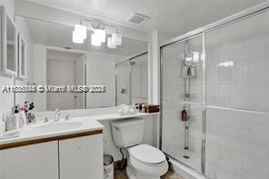 3400 NE 192nd St Unit 1403, Aventura, FL 33180 - full bath featuring a shower stall and vanity