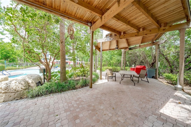 3400 NE 192nd St Unit 1403, Aventura, FL 33180 - view of patio featuring outdoor dining space