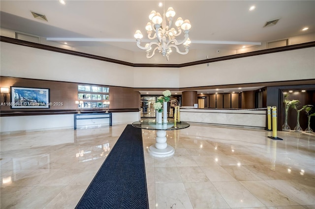 3400 NE 192nd St Unit 1403, Aventura, FL 33180 - lobby featuring a towering ceiling