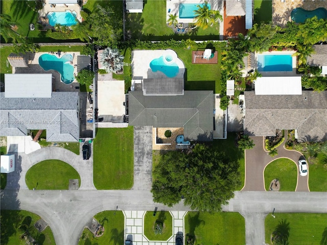 12241 SW 120th Ave, Miami, FL 33186 - drone / aerial view of a pool area