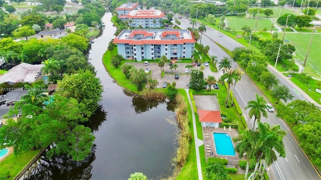 505 S Pine Island Rd Unit 407B, Plantation, FL 33324 - bird's eye view of a large body of water and apartment complex / building