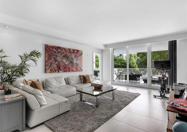785 Crandon Blvd Unit 302, Key Biscayne, FL 33149 - living area featuring tile patterned flooring