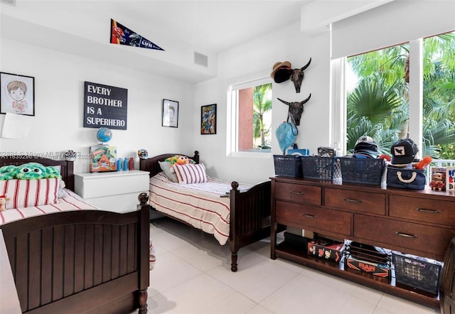 785 Crandon Blvd Unit 302, Key Biscayne, FL 33149 - bedroom with light tile patterned floors