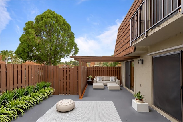 1170 SW 118th Ter, Davie, FL 33325 - fenced backyard featuring an outdoor hangout area and a patio