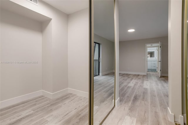 1170 SW 118th Ter, Davie, FL 33325 - hall featuring light wood-style floors and recessed lighting