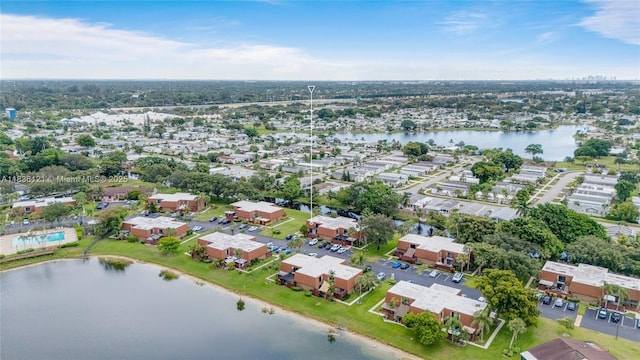 1170 SW 118th Ter, Davie, FL 33325 - aerial view of property's location featuring a large body of water and nearby suburban area