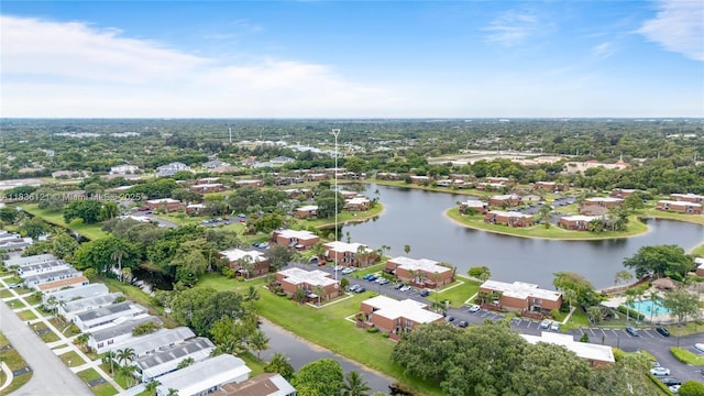 1170 SW 118th Ter, Davie, FL 33325 - aerial perspective of suburban area with a large body of water